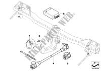 Electric parts, towbar for BMW 545i 2002
