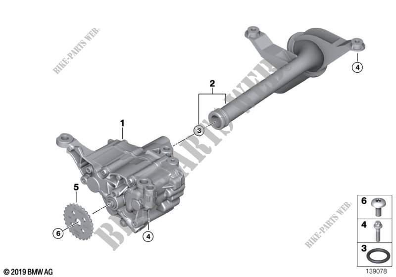 Lubrication system/Oil pump for BMW 730Li 2004