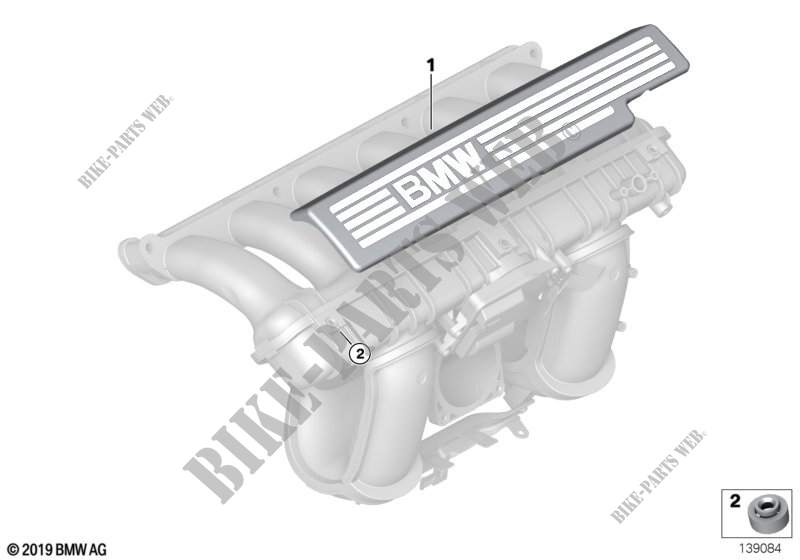 Mounting parts f intake manifold system for BMW 730Li 2004