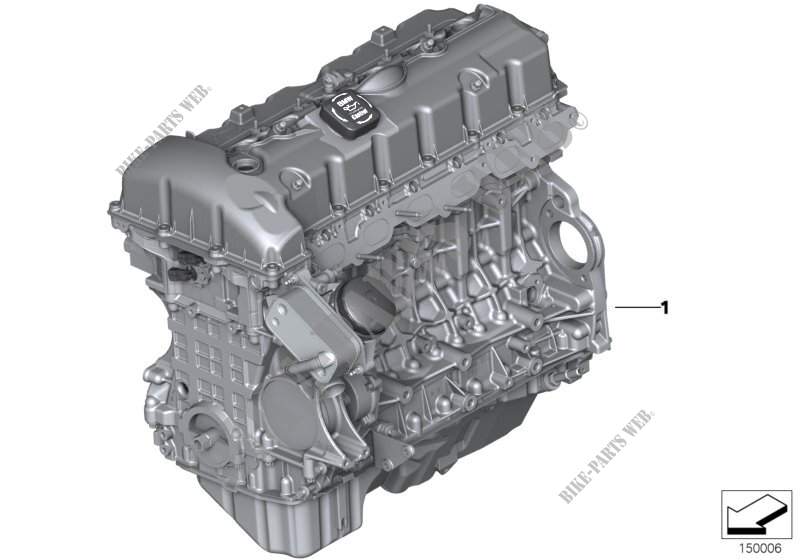 Short Engine for BMW X6 35iX 2014