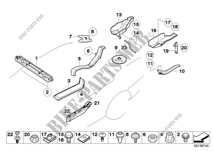 Various body parts for BMW 745i 2000