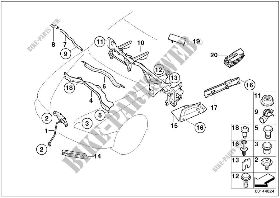 Various body parts for BMW 745Li 2001