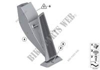 Acceleration/accelerator pedal module for BMW 320i 2008