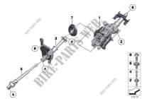 Add on parts,electr.steering column adj. for BMW M550dX 2012