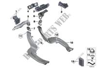Air duct for BMW X1 18d 2009