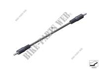 Auxiliary connecting cable for BMW 530i 2004