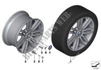 BMW LA wheel, M double spoke 333 for BMW X6 M50dX 2011