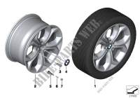 BMW LA wheel Y spoke 335 for BMW X5 50iX 2009