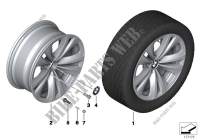 BMW LA wheel, double spoke 234   18\ for BMW 650iX 4.4 2014