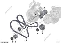 Belt Drive Climate Compressor Engine 5 Series bmw-cars 2009 530d 42053