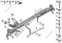 Carrier instrument panel for BMW X1 23dX 2008