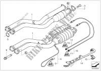 Catalytic converter/front silencer for BMW M3 2000