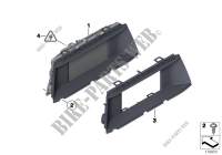 Central information display for BMW 750LiX 4.4 2011