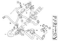 Cooling System Water Hoses for BMW 316i 2008