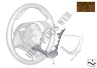 Cover, sport steering wheel, wood for BMW X5 3.0sd 2007