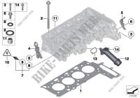 Cylinder head attached parts for BMW 320d 2010