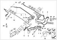 Electro hydraulic folding top parts for BMW 320Ci 2000