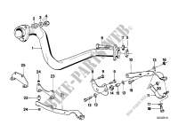 Exhaust pipe for BMW 524td 1982
