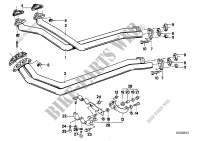 Exhaust pipe front for BMW 320i 1988