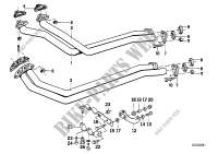 Exhaust pipe front for BMW 325i 1986