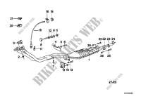Exhaust system with catalytic converter for BMW 325i 1985