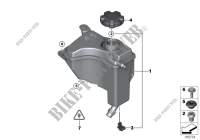 Expansion tank for BMW 330d 2009