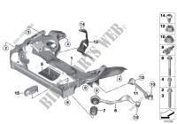 Frnt axle support,wishbone/tension strut for BMW Z4 20i 2011