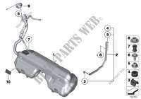 Fuel tank/mounting parts for BMW Z4 28i 2011