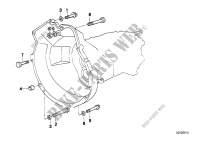 Gearbox mounting for BMW 518i 1989