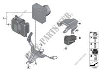 Hydro unit DSC/fastening/sensors for BMW Z4 30i 2008