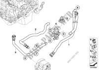 Independent heating water valves for BMW 316i 2007