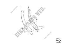 Indiv. pull handle, leather, door front for BMW X6 40dX 2009