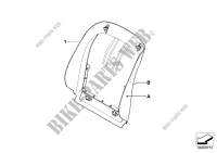 Individ. rear panel Basic /Sports seat for BMW X6 M50dX 2011