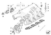 Intake manifold system for BMW 745d 2004