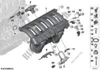 Intake manifold system for BMW 630i 2004