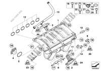 Intake manifold system for BMW 325i 2006