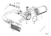Lubrication system Oil filter for BMW 325i 1987