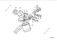 Lubrication system Oil filter for BMW 320is 1987