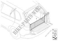 Luggage net for BMW X5 3.0d 2000