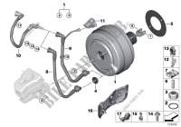 Power brake unit depression for BMW 320d 2007