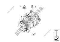 RP air conditioning compressor for BMW 320d 2006