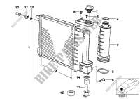 Radiator for BMW 318is 1989