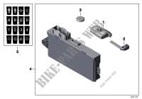 Radio remote control for BMW X1 20d 2011