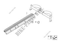 Retrofit Lashing rail system for BMW X6 M50dX 2011
