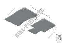 Rubber mat for BMW Z4 35is 2009