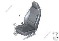 Seat, front, complete seat for BMW Z4 23i 2008