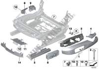 Seat front seat coverings for BMW X1 23dX 2008