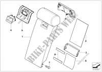 Seat, rear, centre armrest, multifunct. for BMW X3 2.5si 2006