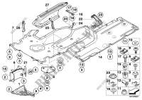 Shield,engine comp./underfloor panelling for BMW 635d 2007