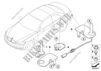 Single parts, telephone aerial for BMW M3 2009